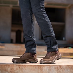 Botina Segurança de Amarrar Bico PP 714