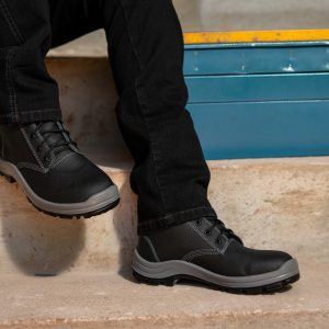 Botina Segurança de Amarrar Bico PP 711