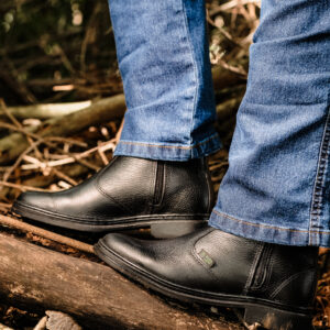 Bota Zíper Bico Redondo 075